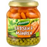 Dennree Bio Hrášek a mrkev ve slaném nálevu 350 g – Zboží Dáma