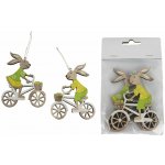 Velikonoční zajíc k zavěšení, 2 ks D6052-19 – Zboží Mobilmania