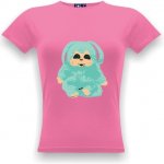 Tričko s potiskem Mončičák dámské Růžová – Zboží Mobilmania