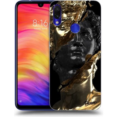 Pouzdro Picasee silikonové Xiaomi Redmi Note 7 - Black Gold černé – Zboží Mobilmania