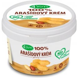 4Slim 100% Arašídový krém jemný 500 g