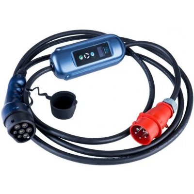 Akyga nabíjecí kabel CEE 3-pin Typ 2 LCD displej 7,2kW 32A 5m Akyga Kabel CEE 3-pin Type2 LCD 32A 5m | Zboží Auto