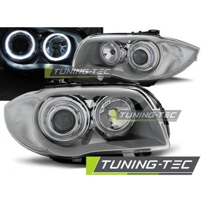 Přední světla LED Angel Eyes BMW 1 E81/E87 04-07 chrom | Zboží Auto