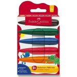 FABER-CASTELL Voskové pastelky plastové 6ks – Zbozi.Blesk.cz