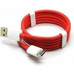 OnePlus 2435313 USB-C Datový, 0,95m, bílý, červený – Zboží Mobilmania