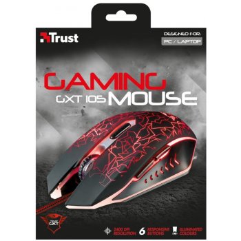 Trust GXT 105 Izza Illuminated Gaming Mouse 21683