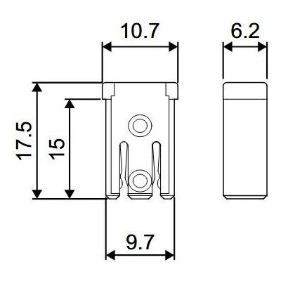Pojistka Mcase + 40A zelená | Zboží Auto