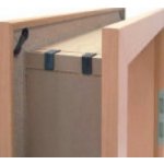 Doornite obložková zárubeň bílá pór dvoukřídlá 145 cm – HobbyKompas.cz