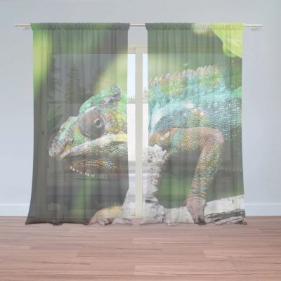 Sablio Záclony Chameleon: 2ks 150x250cm – Zboží Mobilmania