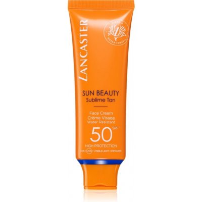 Lancaster Sun Beauty Face Cream SPF50 opalovací krém na obličej 50 ml – Zboží Mobilmania