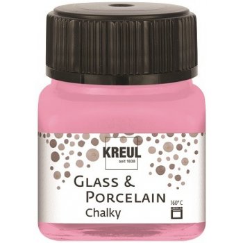 Křídové barvy na sklo a porcelán Kreul 20 ml Candy Rose