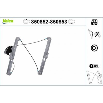 Zvedací zařízení oken VALEO 850852 | Zboží Auto