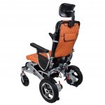 Eroute 8000R Elektrický invalidní vozík skládací s automatickým polohováním opěradla Oranžová – Sleviste.cz