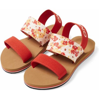 O'neill Mia Elastic Strap Sandals 3400004-33012 červené – Zboží Mobilmania