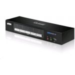 Aten CM-0264 KVM přepínač 2x4-port DVI/HDMI KVMP USB switch, audio, kombo kabely – Zbozi.Blesk.cz