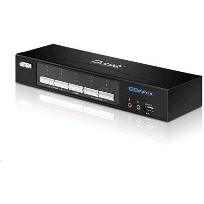 Aten CM-0264 KVM přepínač 2x4-port DVI/HDMI KVMP USB switch, audio, kombo kabely – Hledejceny.cz