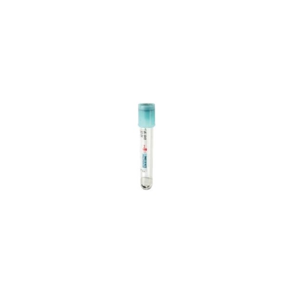  VACUTEST NaCit 3,8% 2 ml, 75 × 13, světlě modrá