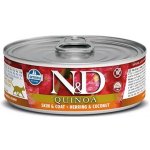 N&D Cat QUINOA Adult Herring & Coconut 80 g – Hledejceny.cz