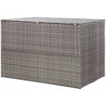 Petrashop 150 x 100 x 100 cm polyratan hnědý – Zbozi.Blesk.cz