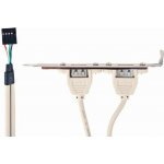 Záslepka s 2x USB 2.0 porty - zadní do case – Sleviste.cz