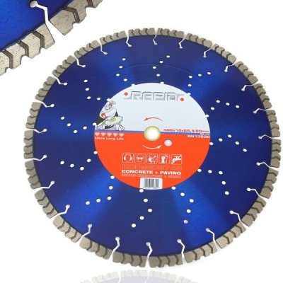 Rapid Kotouč řezný diamantový 400 x 15 x 25.4 / 20 mm M08743 – Zboží Dáma