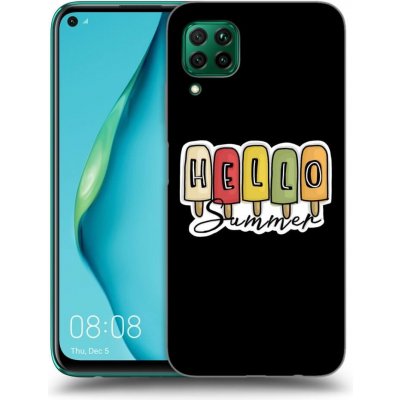 Pouzdro Picasee silikonové Huawei P40 Lite - Ice Cream černé – Zbozi.Blesk.cz