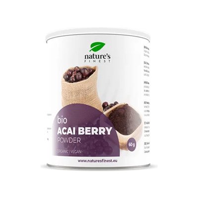 Acai Berry Powder Bio Prášek z plodů Acai 60 g – Zboží Mobilmania