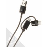 Samsung EP-DG950DBE Combo microUSB Datový s redukcí USB-C, 1,4m, černý – Zboží Mobilmania