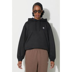 adidas Originals Trefoil Hoodie dámská černá s kapucí s potiskem IU2409