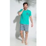 Pláž pyžamo krátké kárované šortky zelené – Zbozi.Blesk.cz