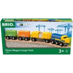 Brio World Nákladní vlak se třemi vagony – Zboží Mobilmania