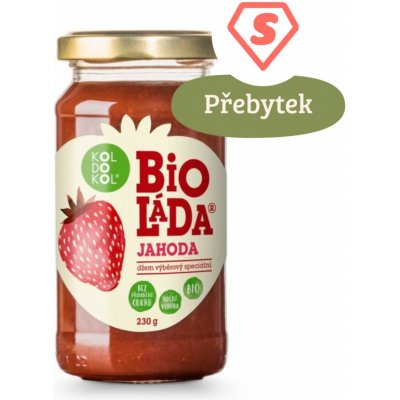 Koldokol Bioláda ovocná jahoda BIO 230 g – Hledejceny.cz
