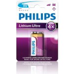 Philips Lithium Ultra 9V 1ks 6FR61LB1A/10 – Zboží Živě