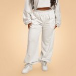 BeastPink Dámské tepláky Bliss Grey – Sleviste.cz