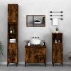 Koupelnový nábytek Nábytek XL Koupelnová skříňka kouřový dub 30x30x100 cm kompozitní dřevo