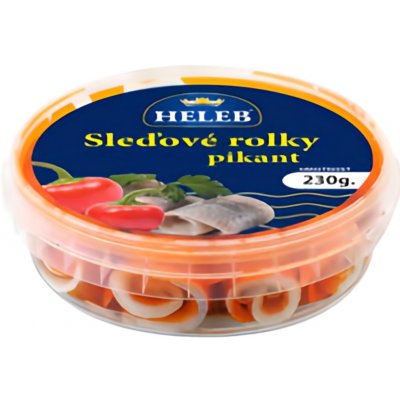 Heleb sleďové rolky pikant 230 g – Zboží Dáma