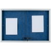 Reklamní vitrína Aveli informační modrá, 6 x A4