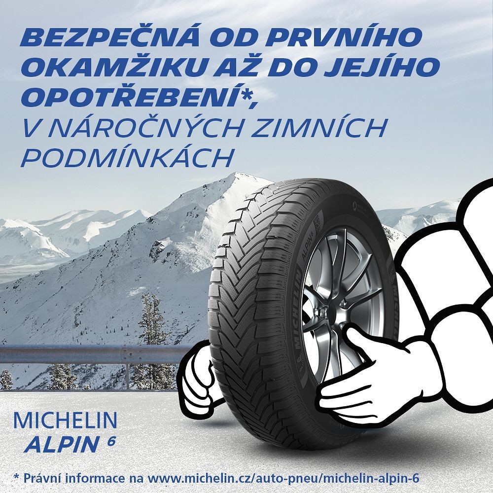 91T Michelin 6 od Alpin 1 Kč R15 195/65 748