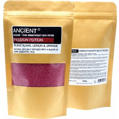 Ancient Wisdom aromaterapeutické soli do koupele v sáčcích vášeň 350 g
