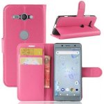 Pouzdro Litchi PU kožené zapínací Sony Xperia XZ2 Compact - rose – Hledejceny.cz