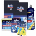 Finish To nejlepší pro vaši myčku 2 x Sůl 1,5 kg + Leštidlo Shine&Dry Lemon 800 ml + 2 x Osvěžovač Odor Stop Easy Clip + Čistič myčky 250 ml + Kapsle na čištění myčky 3 ks – HobbyKompas.cz