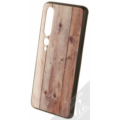 Pouzdro 1Mcz WoodGlass TPU Xiaomi Mi 10 Pro břízově šedé – Zboží Mobilmania