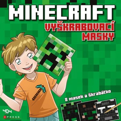 Vyškrabovací masky Minecraft – Zboží Mobilmania
