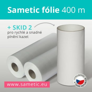 Sametic 400m fólie do kazet košů