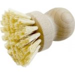 Casa Organica Dřevěný kartáč na hrnce z bukového dřeva a s přírodními agávovými štětinami 1 ks – Zboží Dáma