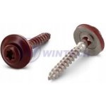 Klemp.šroub + EPDM, RAL 3009 4,5 x 35 A2 / balení 200 ks – Hledejceny.cz