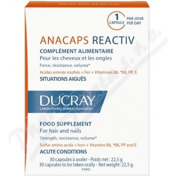 Ducray Anacaps Reactiv-reakční vypad.vlasů 30 kapslí