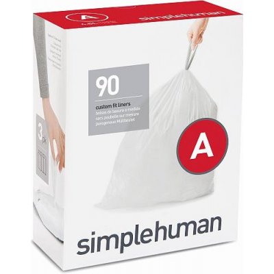 Simplehuman Sáčky 4,5 L typ A zatahovací 3 x 30ks 90 sáčků 15 µm CW0250 – Zboží Dáma