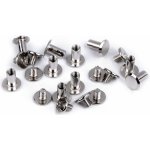 Sedlářský nýt šroubovací Ø10 mm Nikl – Zboží Dáma