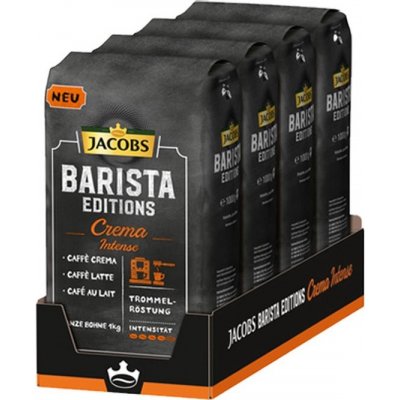 Jacobs Barista editions crema intense káva 4 x 1 kg – Zboží Mobilmania